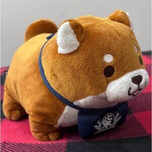 Chuken Mochishiba Shiba Inu Brown Standing Plush Okaka Toreba SK Japan 7" Cute